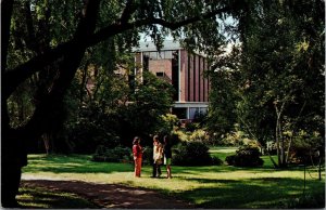 Vtg Northampton Massachusetts MA Sabin-Reed Hall Smith College Campus Postcard