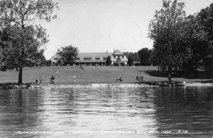 Angola Indiana Potawatomi Inn Real Photo Antique Postcard K84066