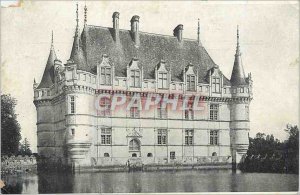 Postcard Old Castle Azay le Rideau