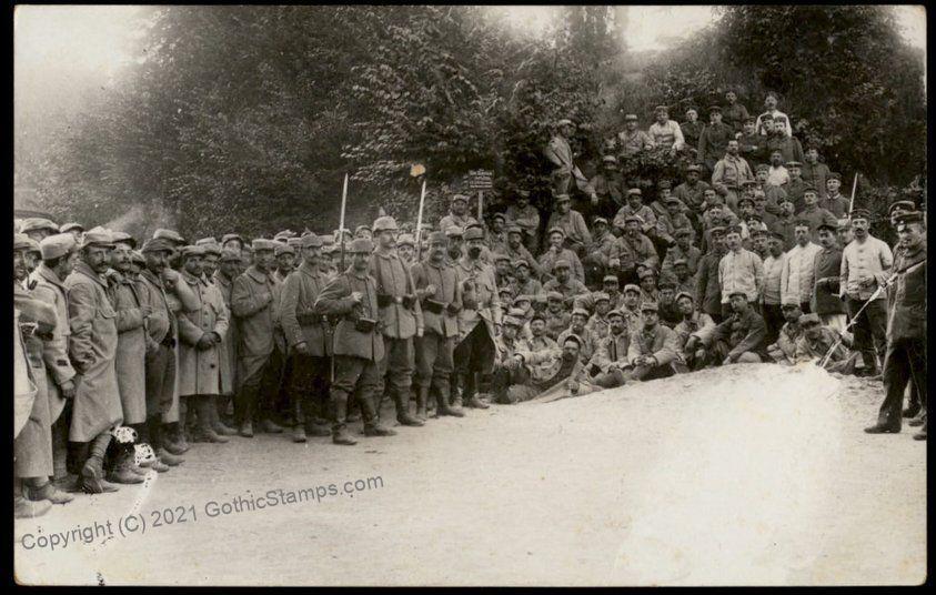 Germany Empire WWI French POWs Kriegsgefangenen KGf RPPC G65344 ...