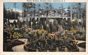 Flower Gardens, Georgian Court in Lakewood, New Jersey