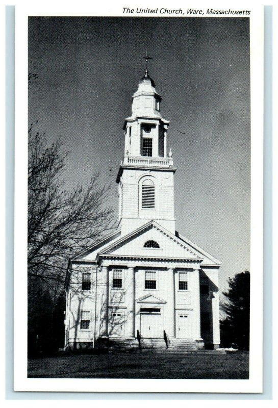 c1930's The United Church Ware Massachusetts MA Divided Back Postcard 