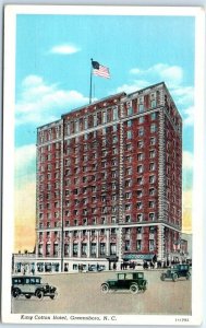 Postcard - King Cotton Hotel, Greensboro, North Carolina