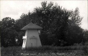 Front Lighthouse Contrecoeur Traverse Quebec Lighthouse Real Photo Postcard