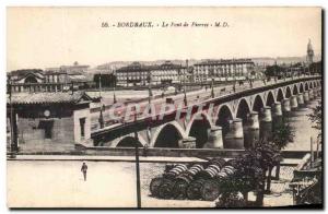 Postcard Old Stone Bridge Bordeaux