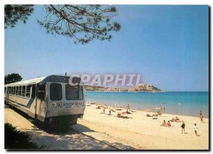 Postcard Modern Calvi New Railcar