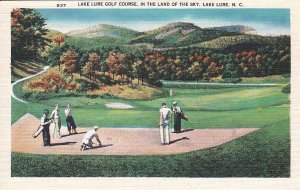 Postcard Lake Lure Golf Course in Land of Sky Lake Lure NC