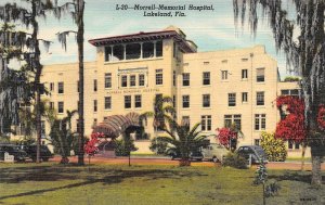 Lakeland, FL Florida  MORRELL-MEMORIAL HOSPITAL ca1940's Curteich Linen Postcard