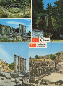 Priene Turkey 5 Real Photo Views 2x Postcard s