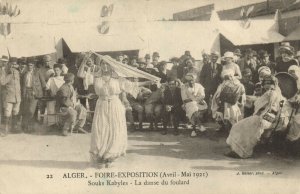 PC CPA ALGERIA, ALGER, SOUKS KABYLES 1921, J. GEISER, VINTAGE POSTCARD (b8428)