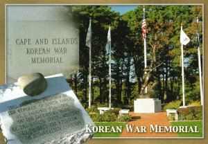 Postcard Korean War Memorial Forgotten War Hyannis Cape Cod Massachusetts MA 
