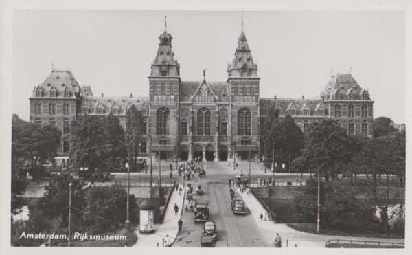 Amsterdam Museum Rijksmuseum Holland Rare Dutch Real Photo Postcard