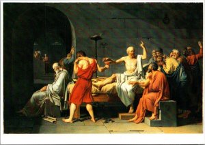 Painting The Death Of Socrates By Jacques Louis David