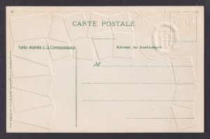 FRANCE, Postcard, Paris, Embossed Stamps, Arc de Triomphe