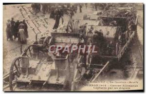 Old Postcard German Army Captures Canons by the English
