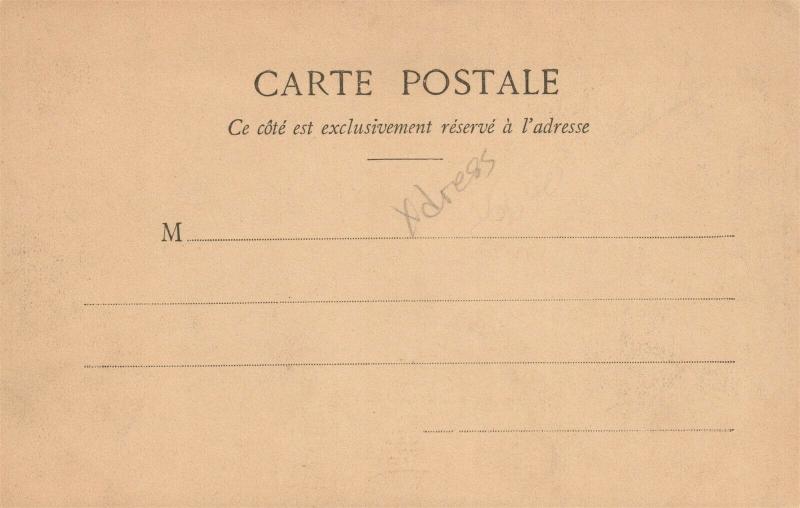 CROSSDRESSING MAN UNDIVIDED ANTIQUE POSTCARD