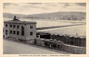 Kittanning Pennsylvania Government Lock Birdseye View Antique Postcard K76770