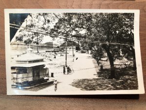 1940s RPPC Papeete Tahiti Street Scene Nature Photos Lot of 2