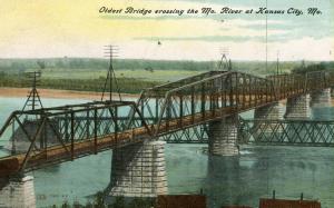 MO - Kansas City. Oldest Bridge Crossing the Missouri River