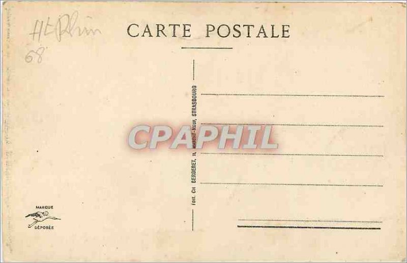 Old Postcard Colmar Train