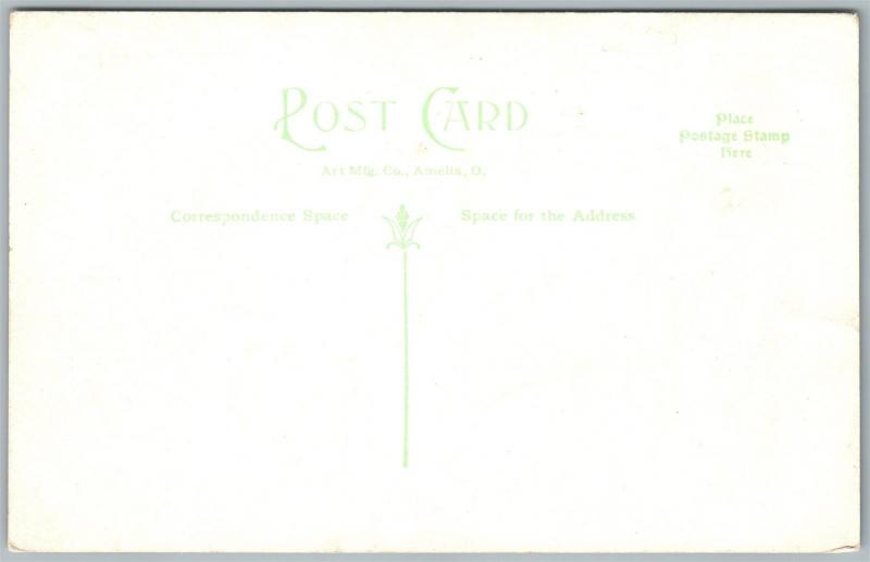 CINCINNATI OH HENRY RANSICK & SONS ADVERTISING EXAGGERATED ANTIQUE POSTCARD