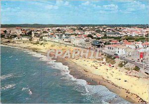 Modern Postcard Zion on the Ocean (Vendee) Little Beach
