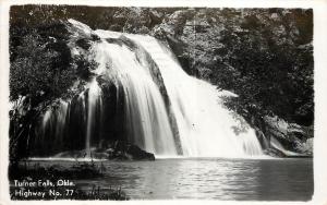 c1950 RPPC Postcard; Turner Falls, Davis OK Highway No. 77 Murray Co. Posted