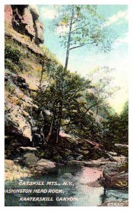 Postcard WATER SCENE Catskill Mountains New York NY AS8955