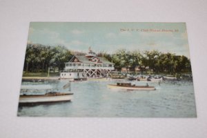 The I. V. Y. Club House Peoria Illinois Postcard C. E. Wheellock & Co.