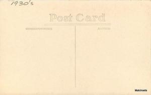 1930s LAND O LAKES WISCONSIN Air View Merrill Point Lodge 9398 postcard