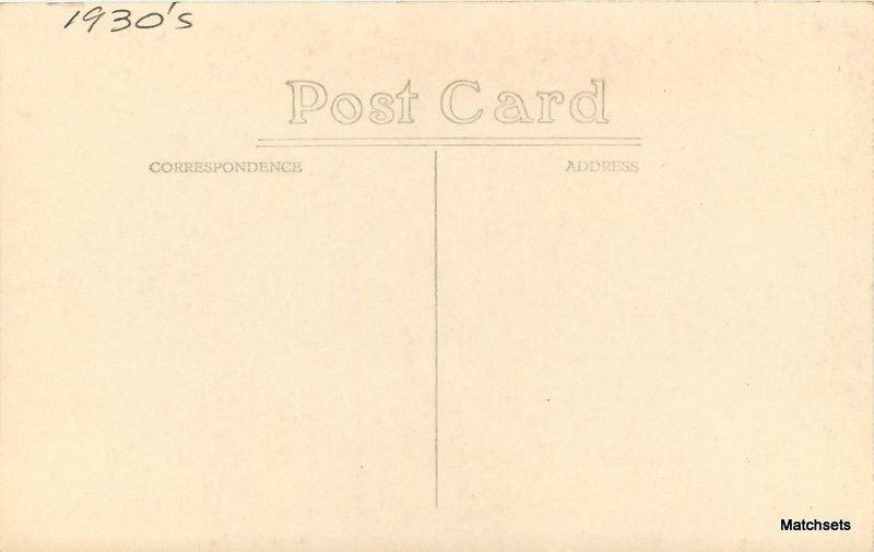 1930s LAND O LAKES WISCONSIN Air View Merrill Point Lodge 9398 postcard