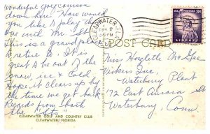 Postcard GOLF COURSE SCENE Clearwater Florida FL AU2619