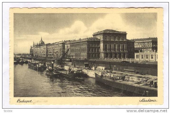 Budapest, Hungary, 1910-30s Akademia