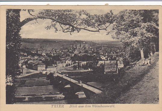 Germany Trier Blick aus dem Weisshauswald