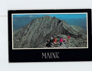 Postcard The Knife Edge Mt. Katahdin Baxter State Park Maine USA