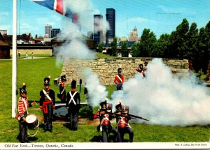 Canada Toronto Old Fort York Ceremonial Firing Of The Cannon 1973