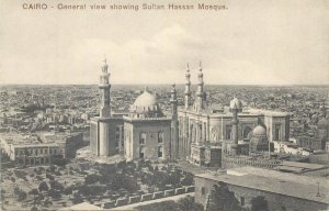 cityscape panorama Cairo Egypt Postcard Sultan Hassan Mosque picture 