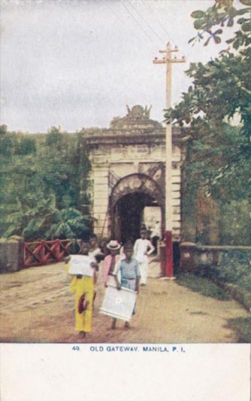 Philippines Manila The Old Gateway