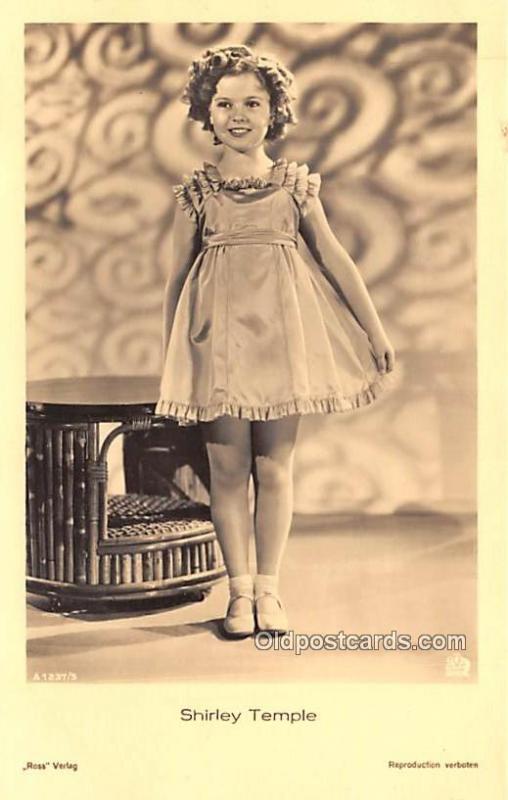 Actress Shirley Temple Unused 