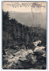 1909 Johns Hollow Ravins Prattsville NY, Catskill Mountains Antique Postcard
