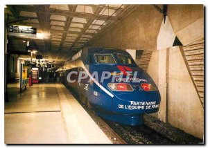 Postcard Modern TGV R�seau N� 4530 in advertising livr�e