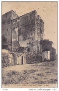 Maison Ou Naquit Christophe Colomb, Calvi, France, 1900-1910s