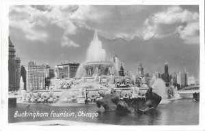 RPPC Buckingham Fountain Chicago Illinois