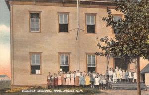 Milan New Hampshire Village School 1906 Historic Bldgs Antique Postcard K41521