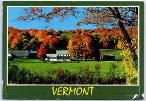 M-49049 Autumn in Vermont Wilmington Farmstead Mount Snow Valley USA