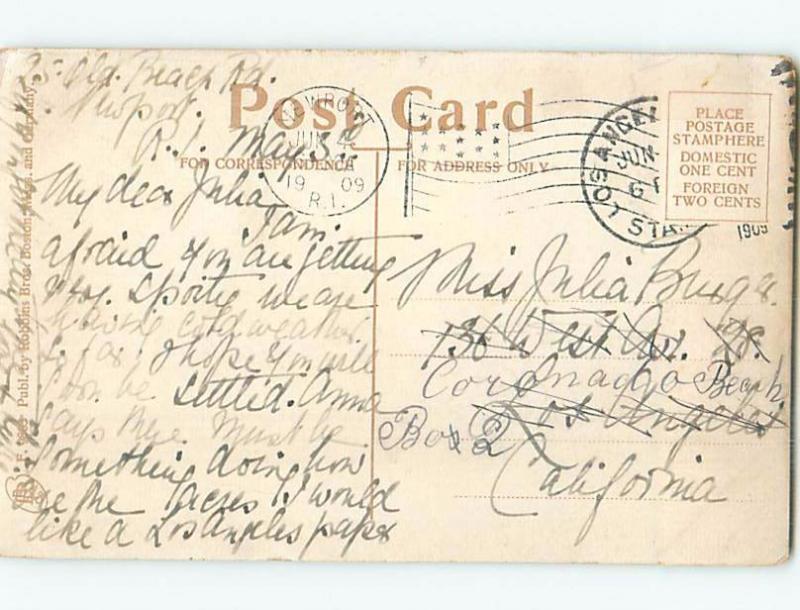 Divided-Back KNIGHT MANSION Newport Rhode Island RI d2004