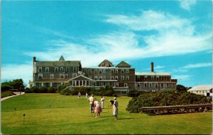 Postcard MA Harwich Cape Cod Wychmere Harbor Golf Club 1950s S19