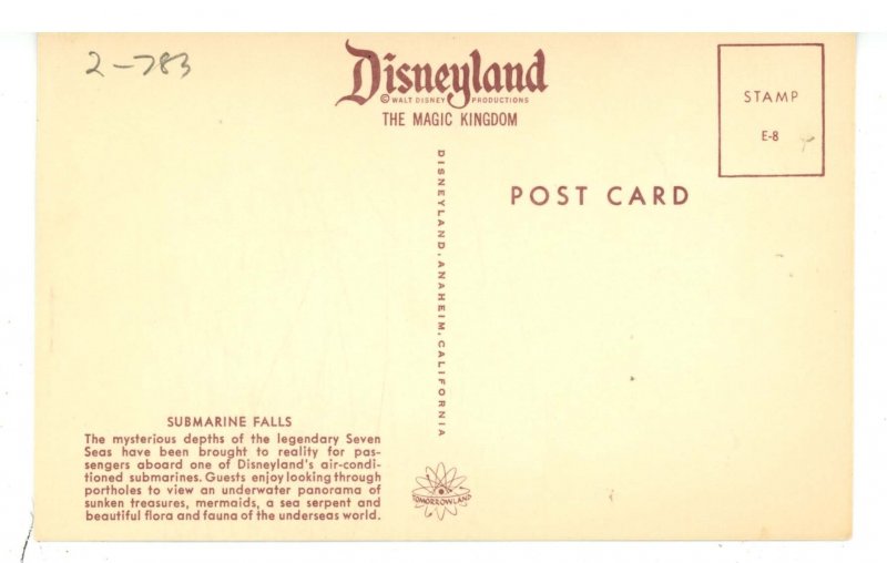 CA - Anaheim, Disneyland. Submarine Falls