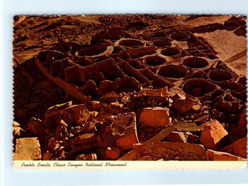 Postcard - Pueblo Bonito, Chaco Canyon National Monument - Nageezi, New Mexico