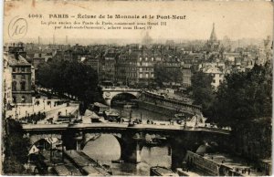 CPA PARIS 1e - Écluse de la Monnaie et le Pont Neuf (77251)